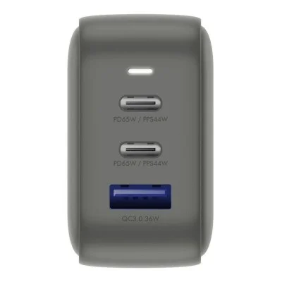 Energea Travelworld Gan66, 2C1A Pd/Pps/Qc3.0 Wall Charger,66W (Us+Uk+Eu+Au) - Gun